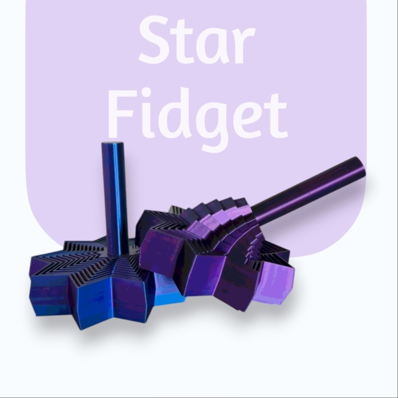 Star Fidget s rukojetí