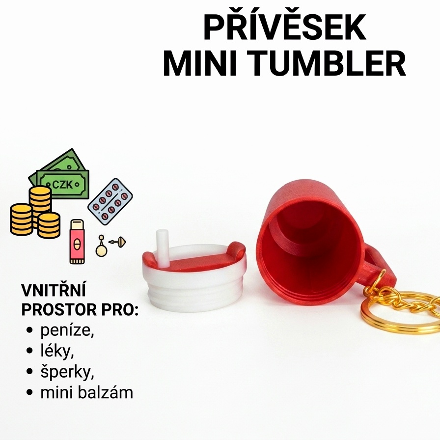 Mini Tumbler Přívěsek
